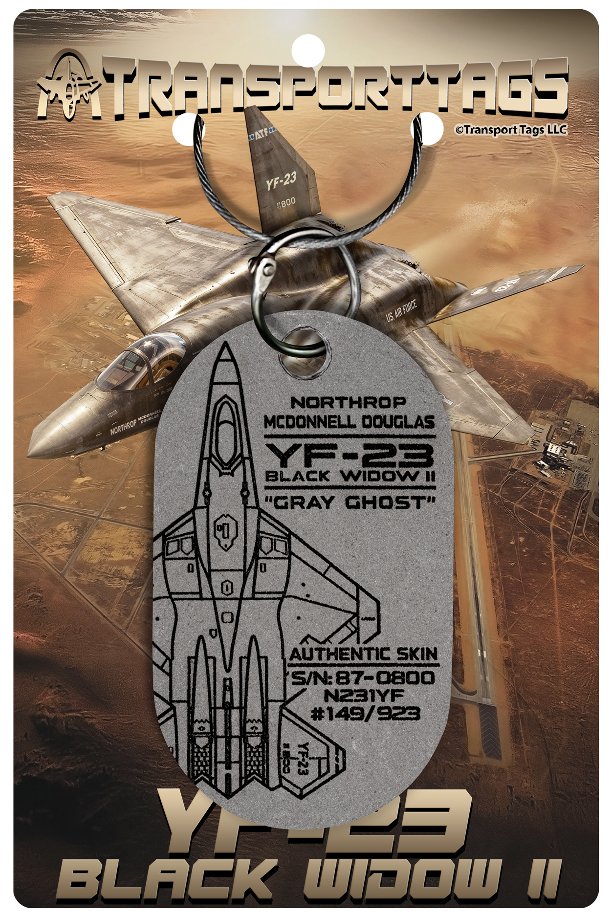 YF-23 Black Widow II – Transport Tags LLC