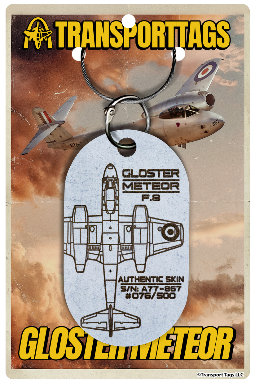Gloster Meteor F.8 – Transport Tags LLC