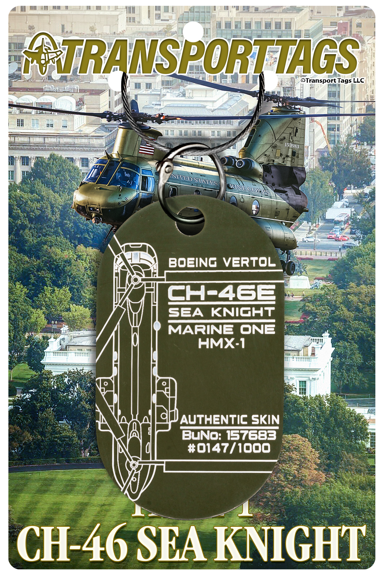 Marine One CH-46 Sea Knight