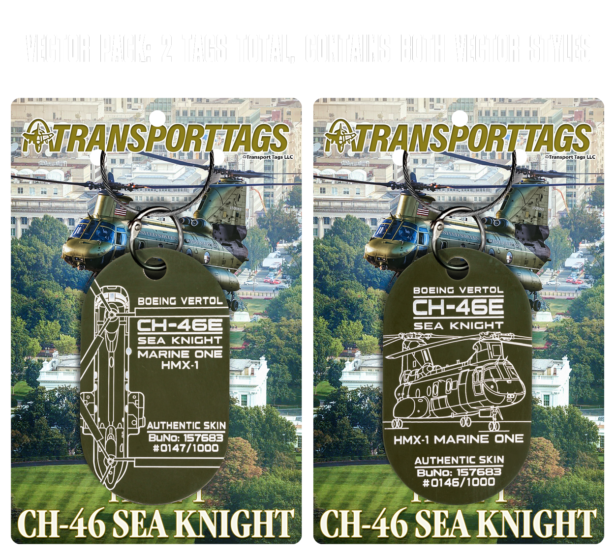 Marine One CH-46 Sea Knight